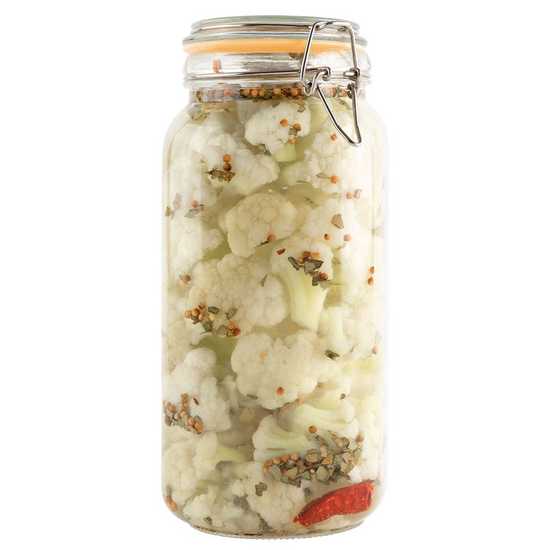 Galashield Glass Jars with Lids [67 oz] Food Storage Jars with Airtight Lids Leak Proof Glass Canisters for Kitchen - Image 1